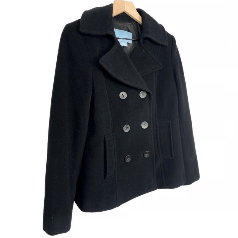 Nine West double breasted Women's Black Peacoat